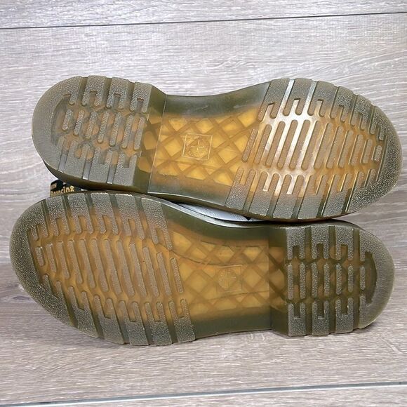 Dr Martens 1460 Pascal White Patent Leather 8-Eye Zip Women’s Sz 5 Combat Boots - Picture 8 of 11